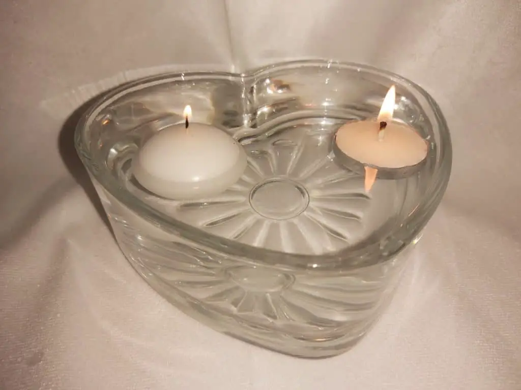 Oil Candle Floats on Water Set of 3