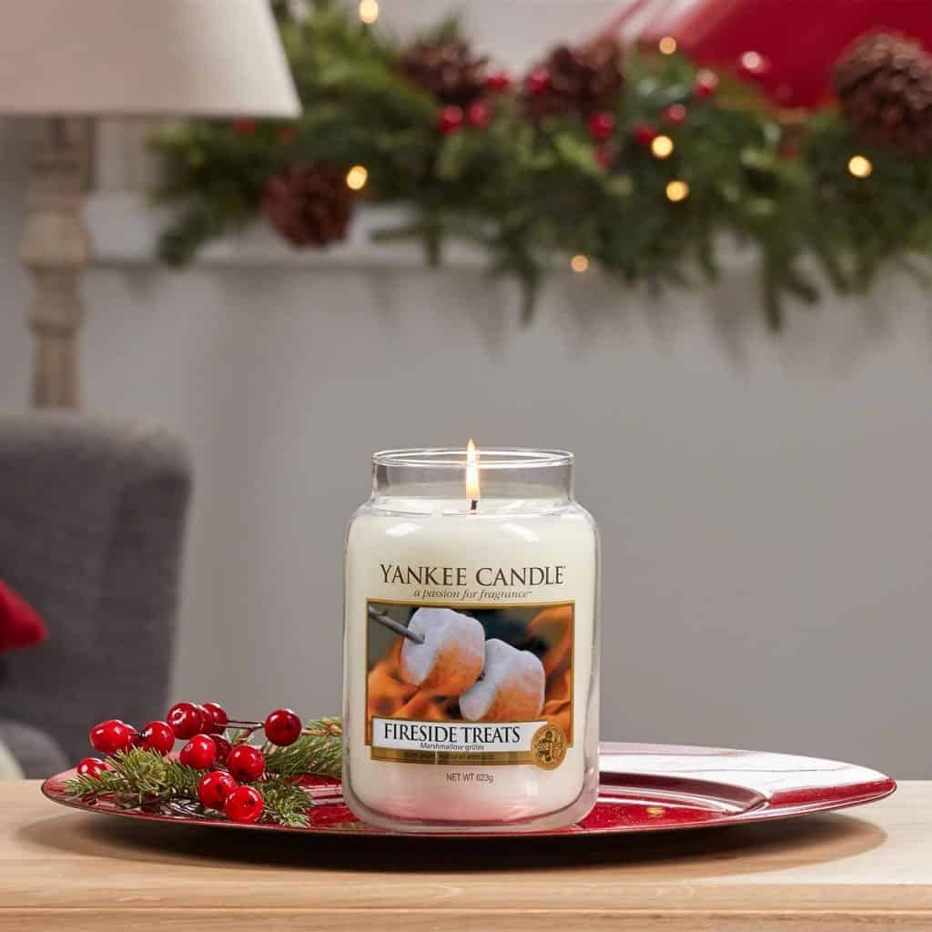 New Yankee Candle Fireside Treats Scented Candle #homedecor #yankeecandles #holidays #scentedcandles #Fall #Autumn #Candles #candlescented #candleseason #candlescents #lovecandles #luxurycandles #candlesaddict
