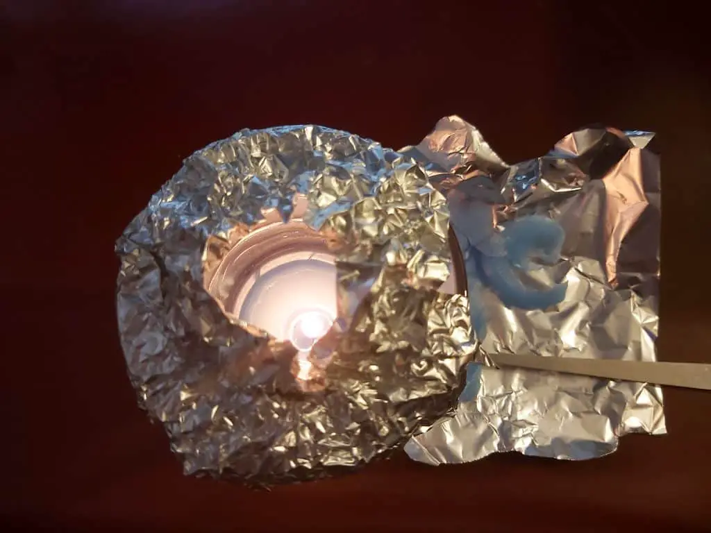 Fix Candle Wax Tunneling With Foil