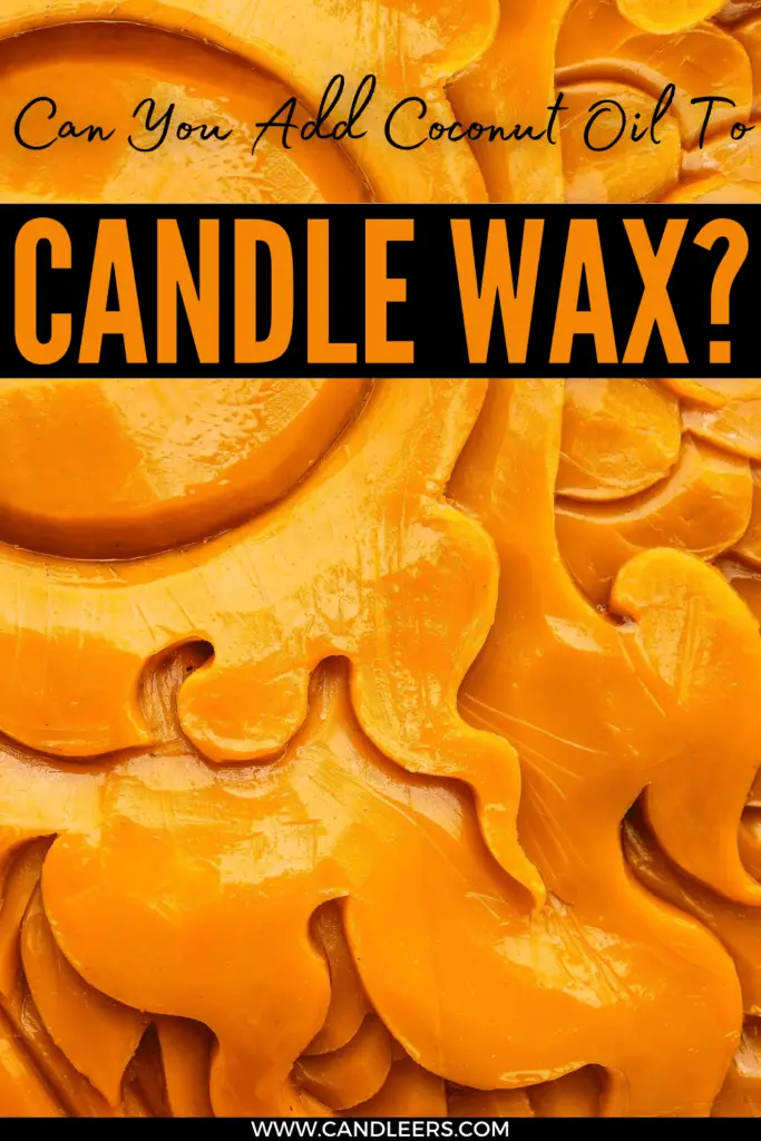 coconut oil in candlewax