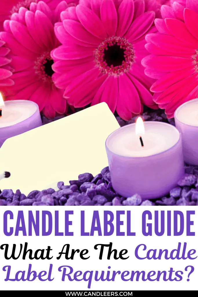Candle label requirements