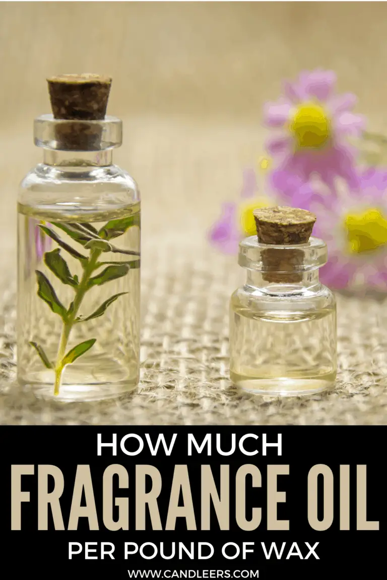 How Much Fragrance Oil Per Pound of Wax Candleers