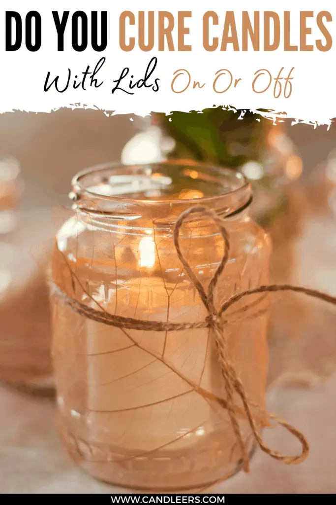 Curing Candles With Lids