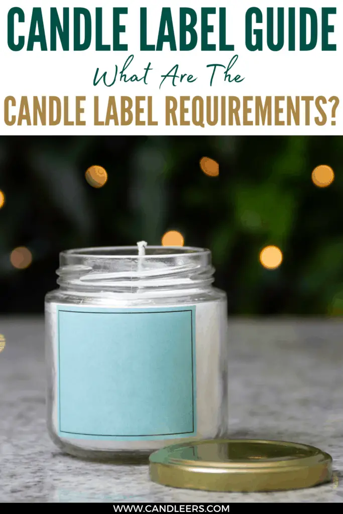 Candle label requirements