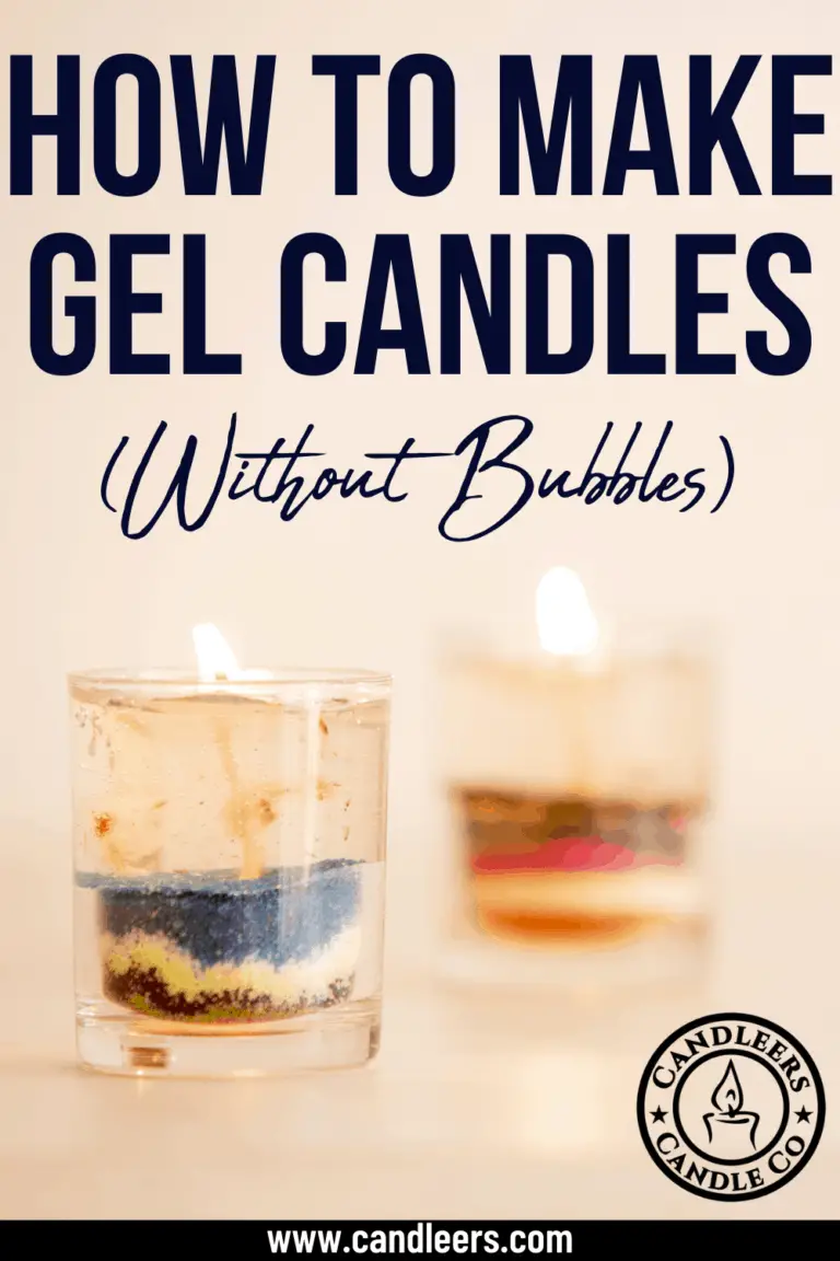 How To Make Gel Candles (Without Bubbles) Candleers