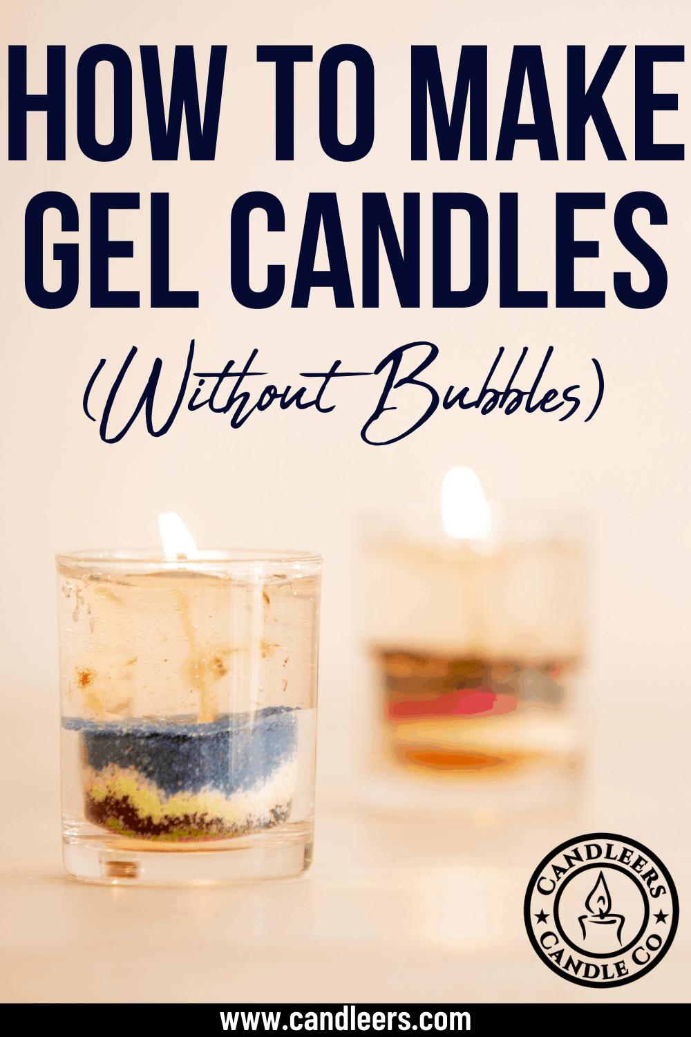 How To Make Gel Candles (Without Bubbles) Candleers