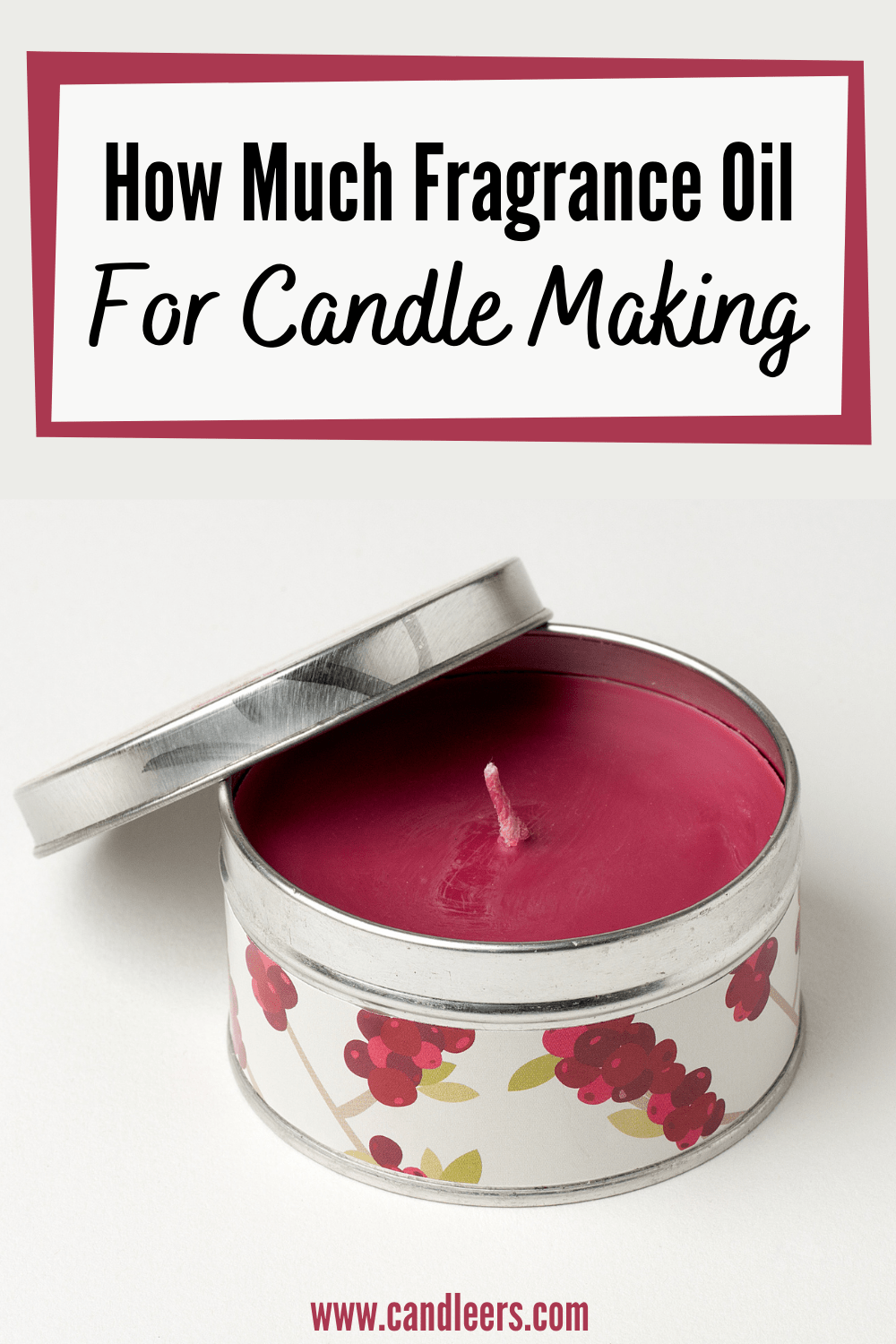 How Much Fragrance Oil For Candle Making Candleers