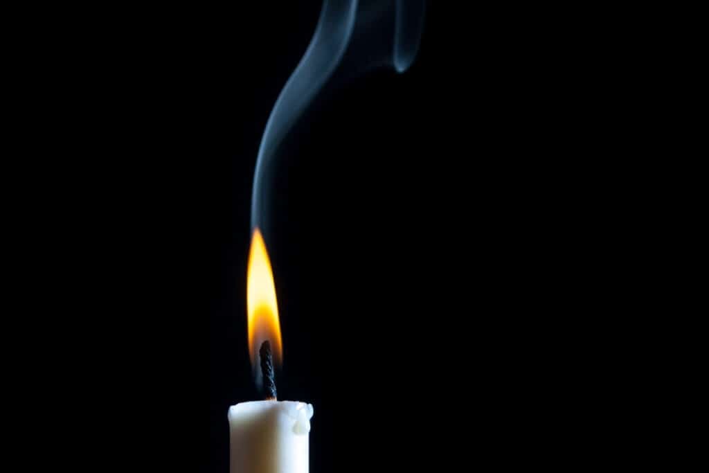 candle soot