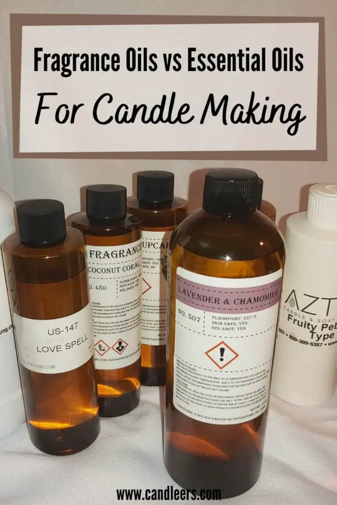 Fragrance oils vs essential oils