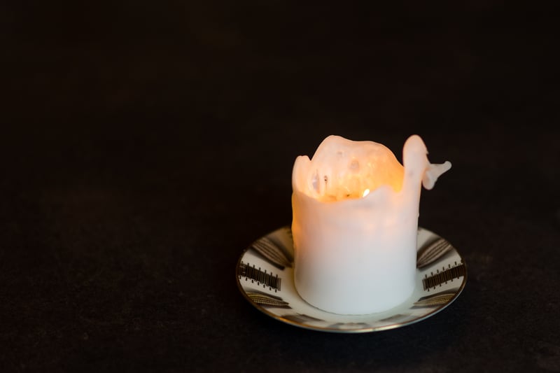pillar candle tunneling