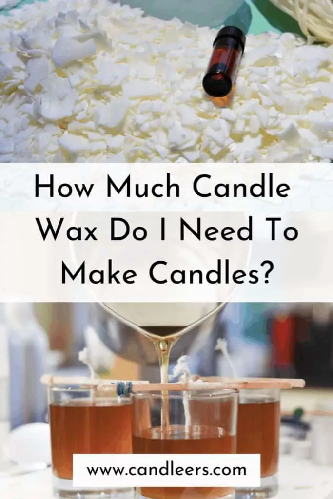 How to measure candle wax for candle making